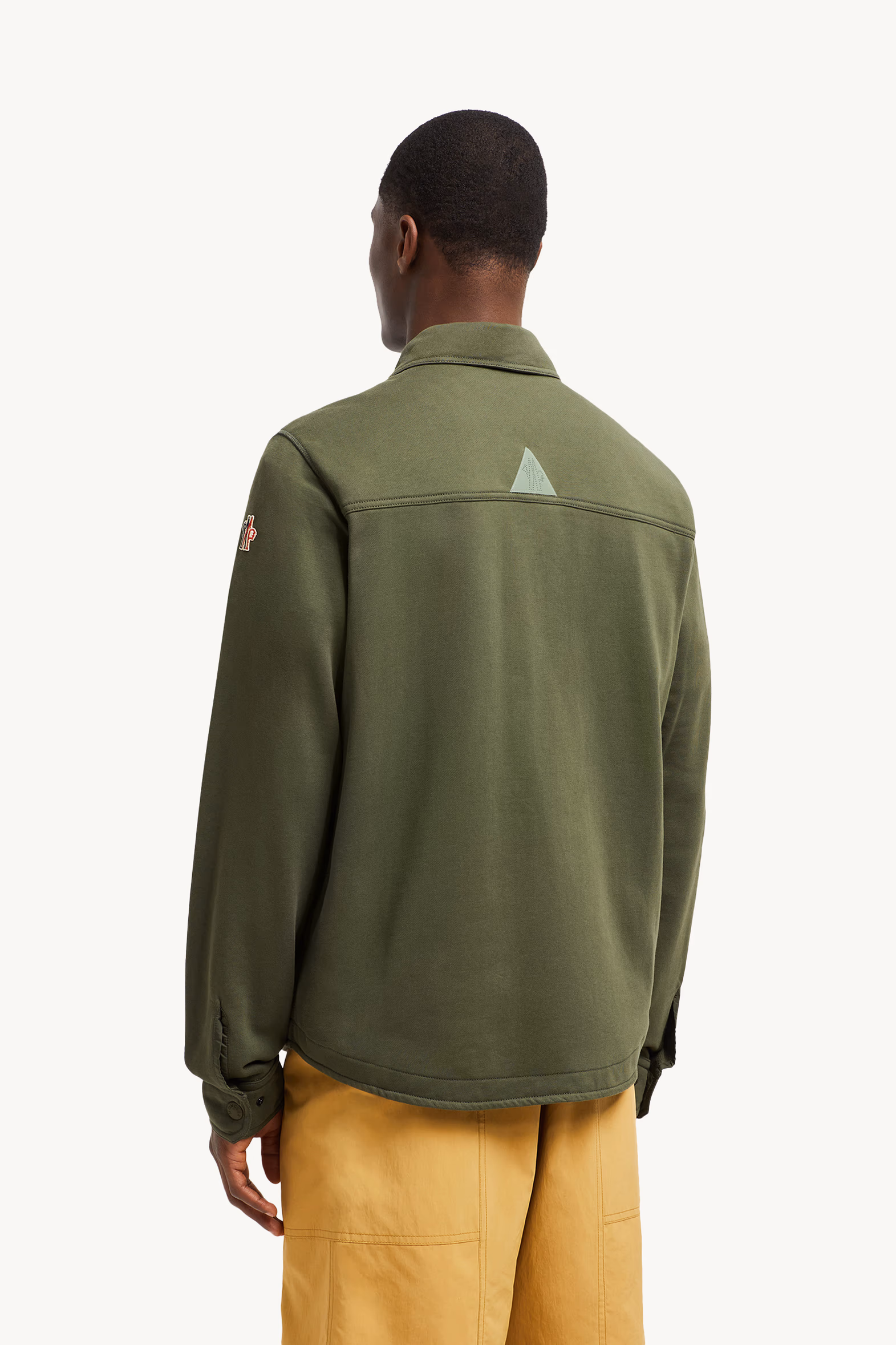 Camisa de algodón Hombre Verde Oliva Moncler 5